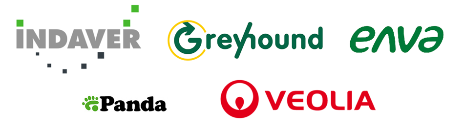 Logos for 5 recycling companies