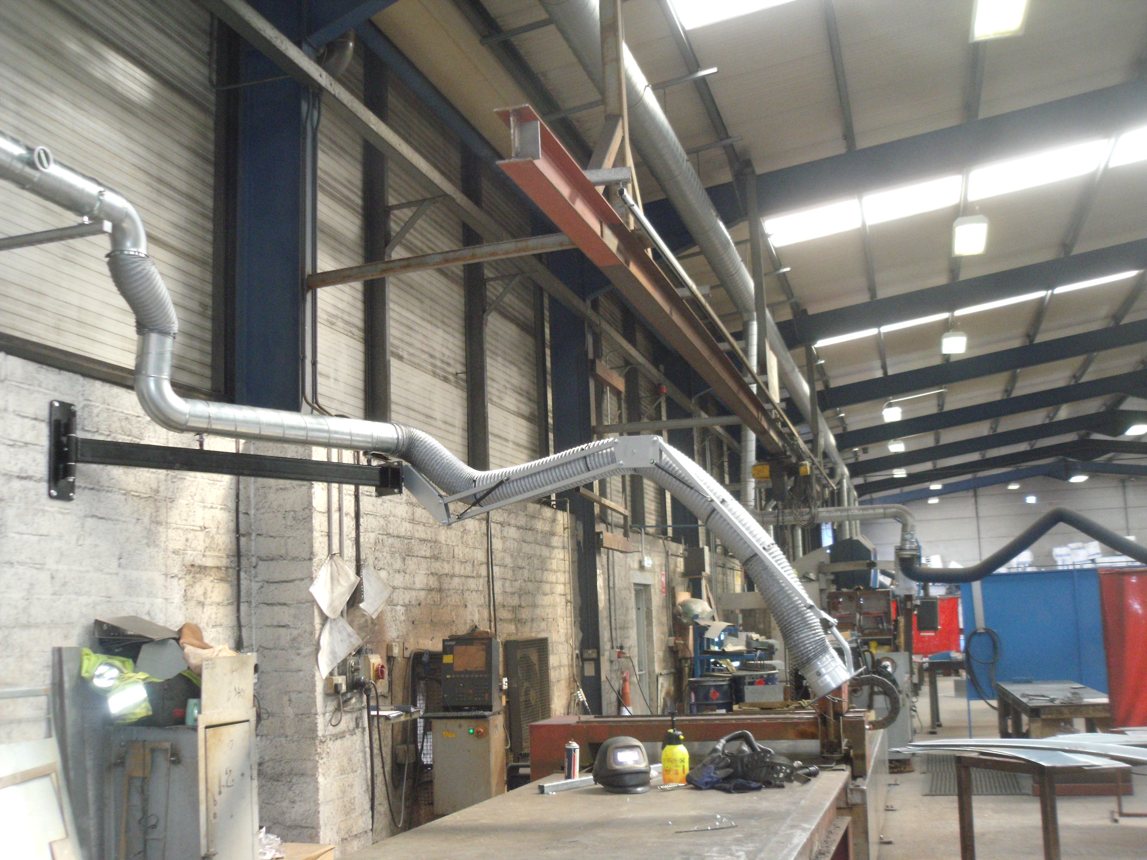 3M arm installed with a 2m extension boom in keystone factory