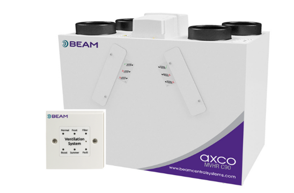 Beam Axco C90 MVHR unit with Auralite Control
