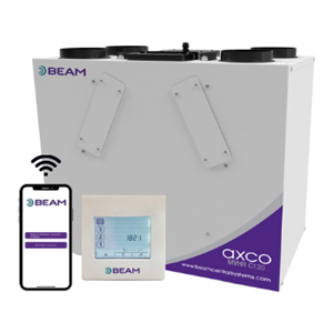 Beam Mechanical Ventilation with Heat Recovery system and app controller