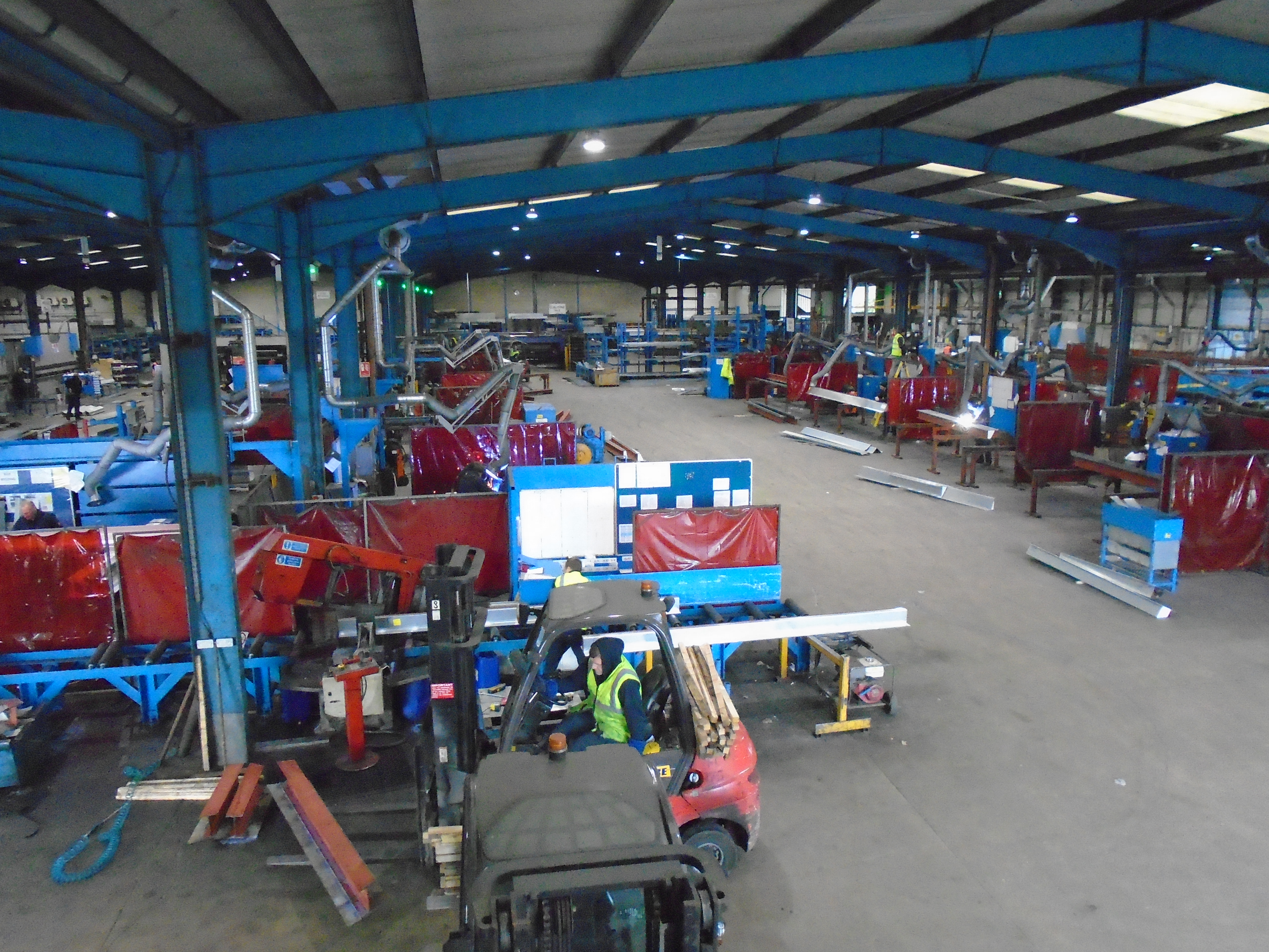 overview of Keystone Lintels factory floor