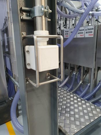 Beam Industrial Vacuum Inlet on Factory metal framework