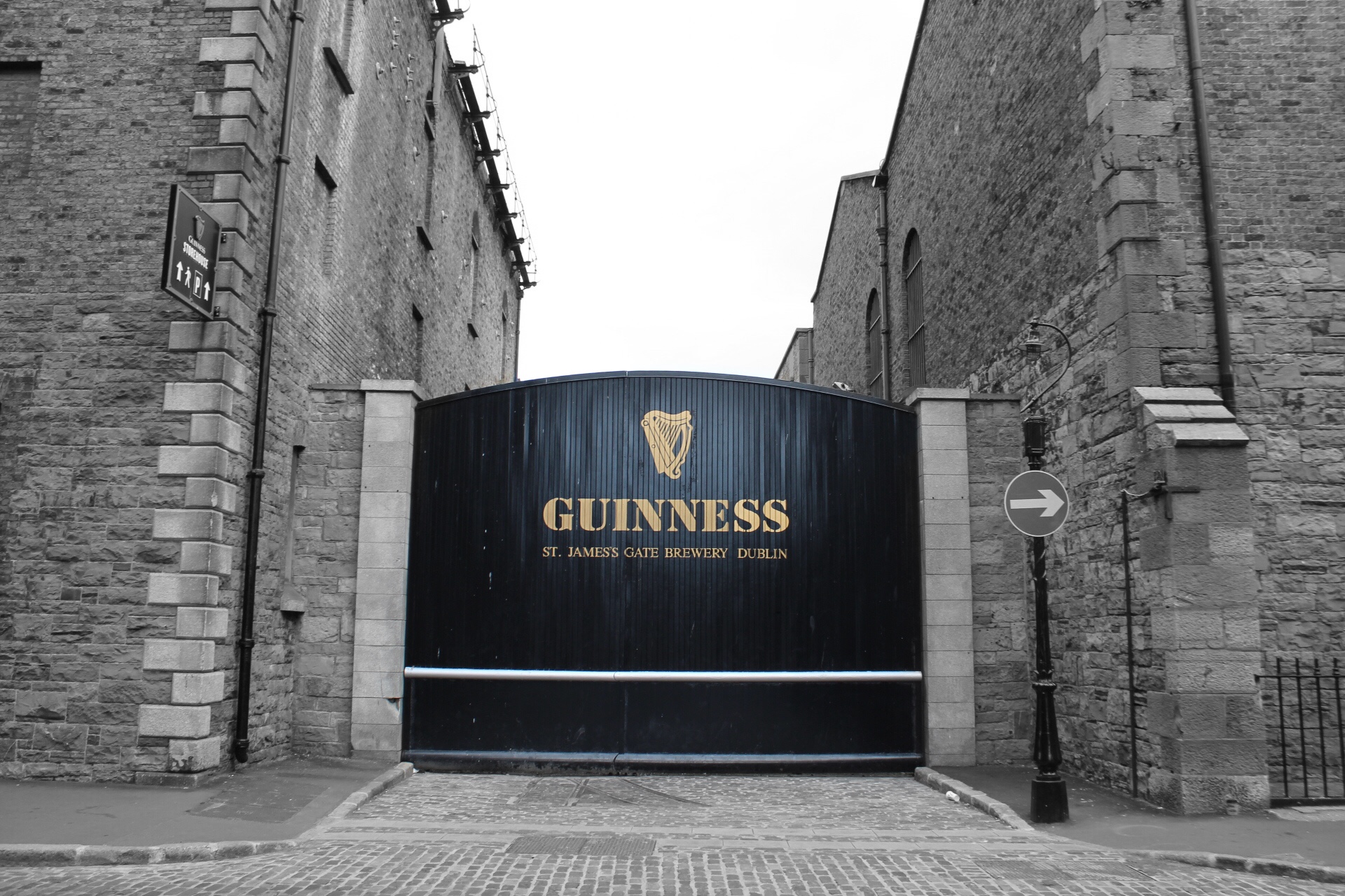 Guinness Factory black gates
