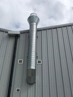Spiral-Ducting-Outside-Building