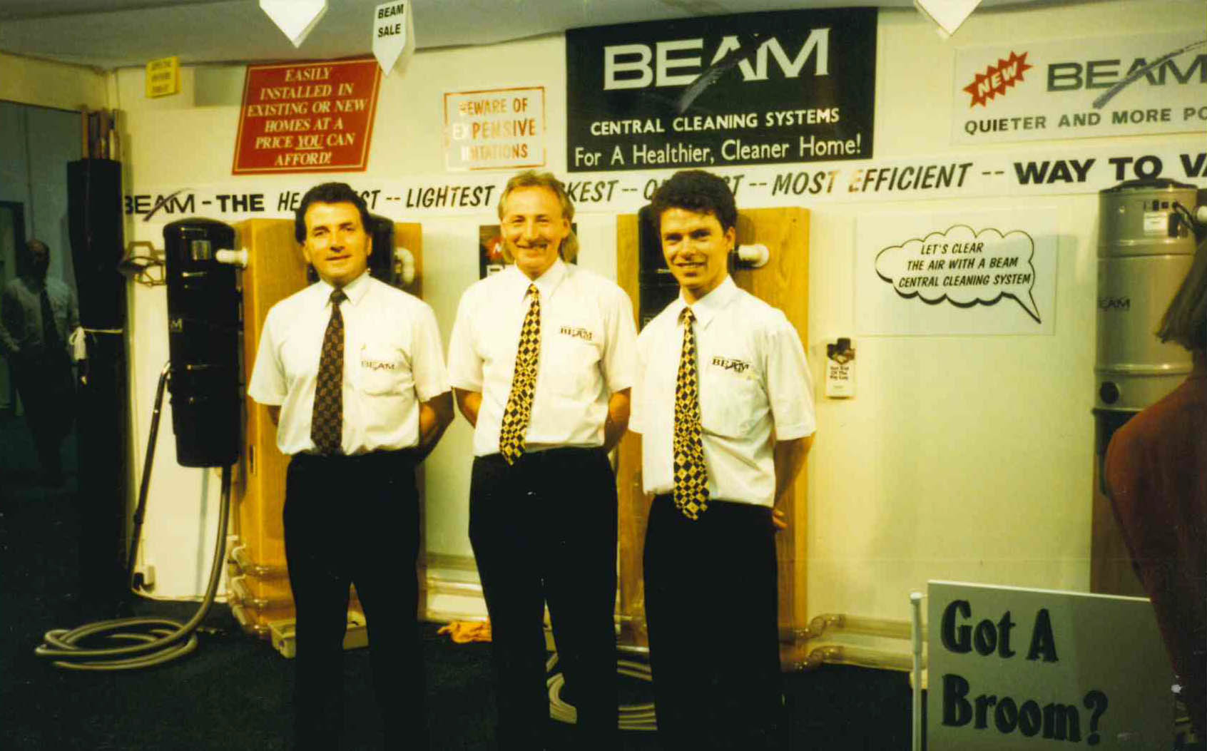 The Beam Team at Ideal Home Show 1993